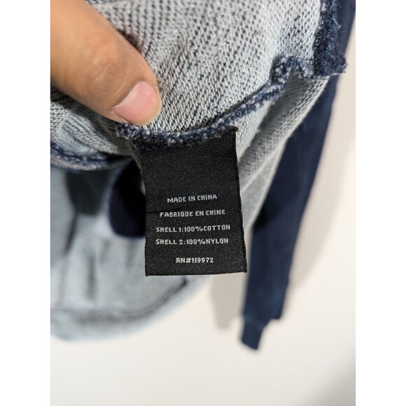 Parish Nation Jacket Men M Blue Bomber Patches PN 0506 Full Zip American Flag - Picture 10 of 11